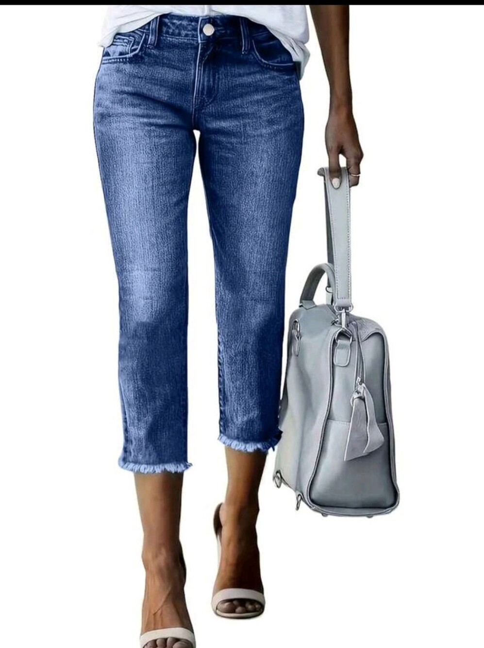 BRAND NEW ** Classic Blue Cropped Women's Jeans